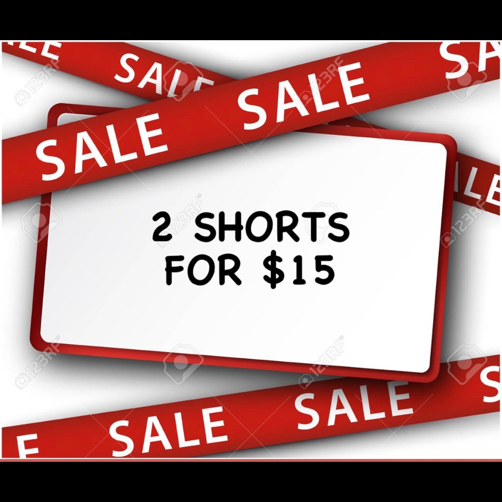 2 SHORTS 🩳 FOR $15